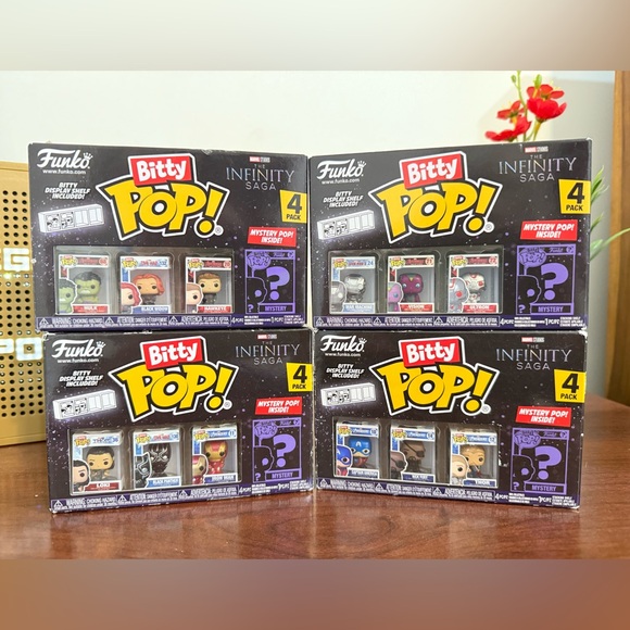 NEW Bitty Pop! Marvel Complete The Infinity Saga 4 sets of 4pack - Picture 1 of 6